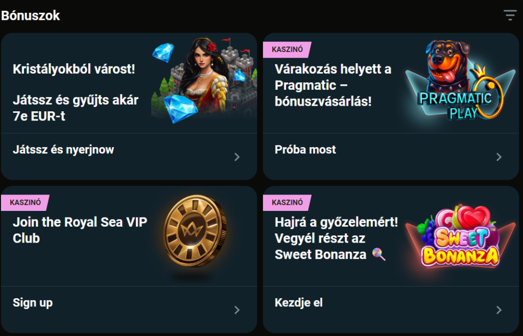 Royalsea bonuses